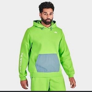 The North Face tech hoodie neon green XL never worn